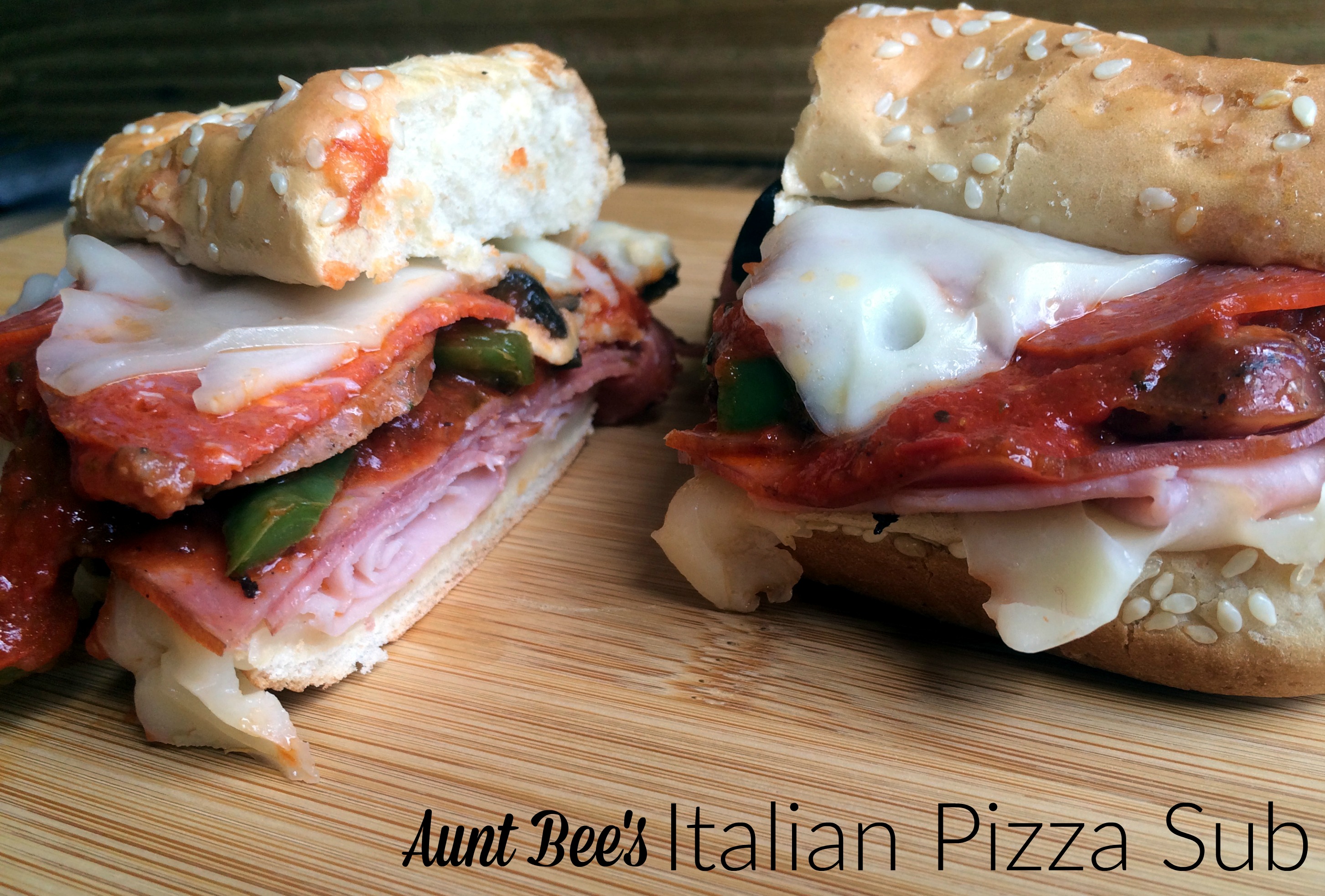 Italian Pizza Sub Aunt Bee's Recipes