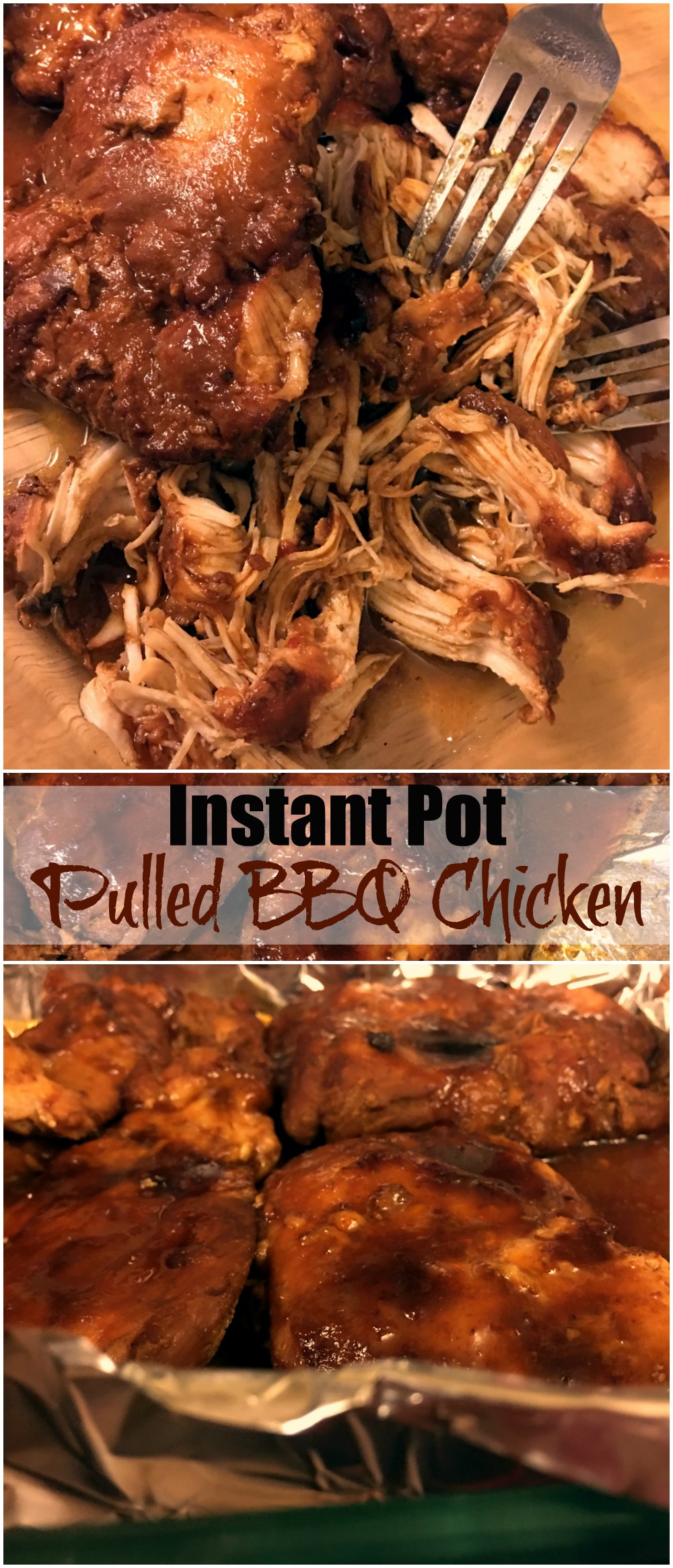 Instant Pot Pulled BBQ Chicken - Aunt Bee's Recipes