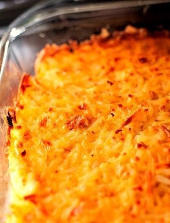 Old Fashioned Hashbrown Casserole - Recipes Dunn Right