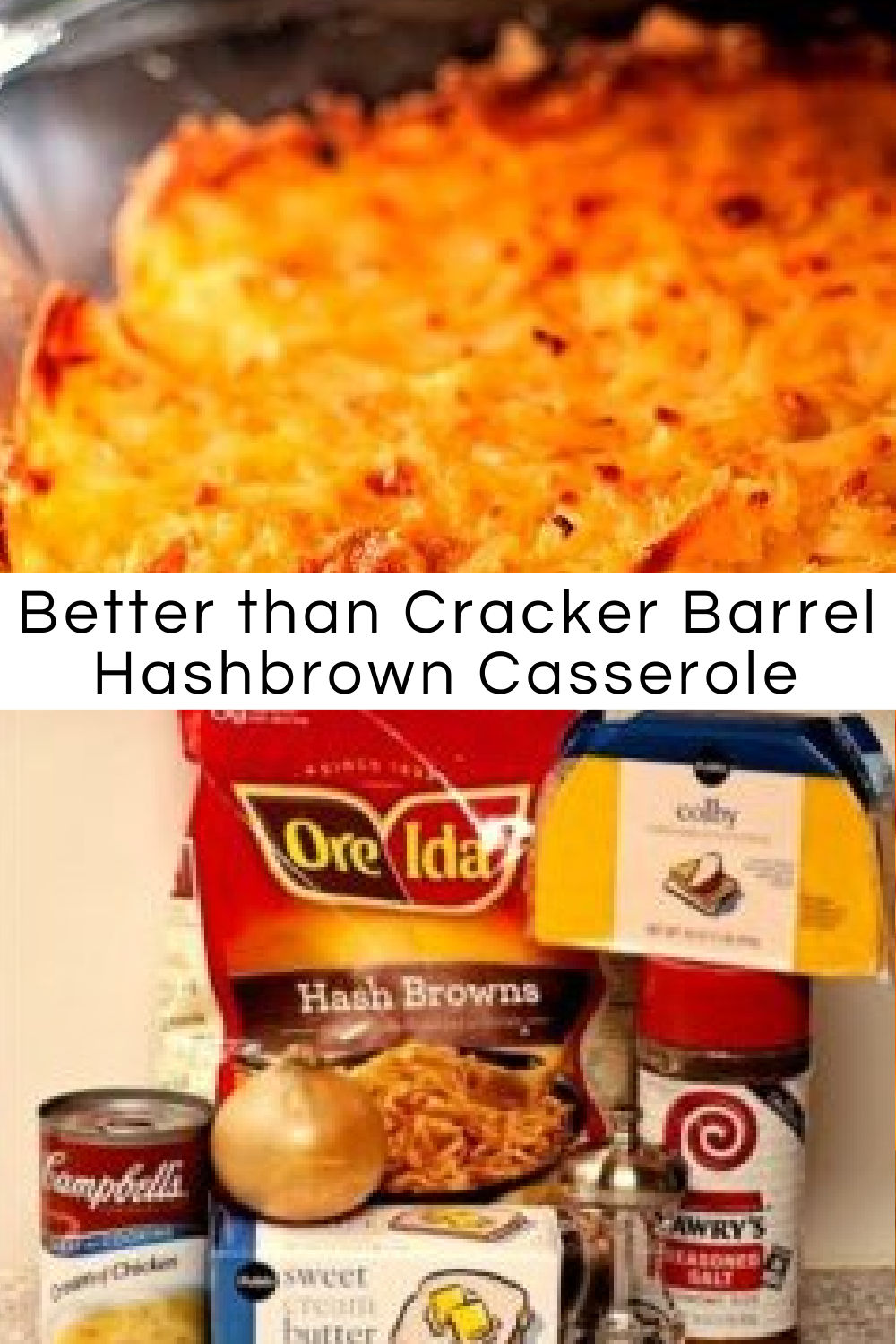 Better than Cracker Barrel’s Hashbrown Casserole - Aunt Bee's Recipes