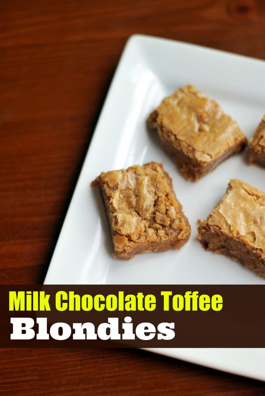 Heath Bar Blondies – Aunt Bee's Recipes