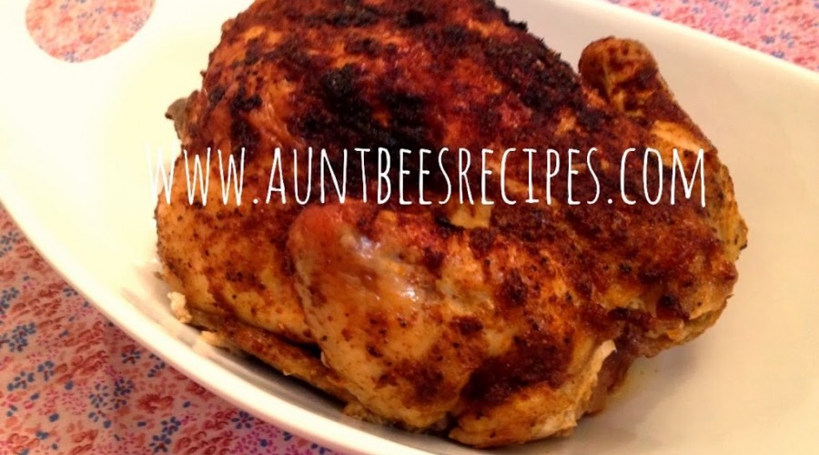 Roasted BBQ Chicken With Homemade Spice Rub