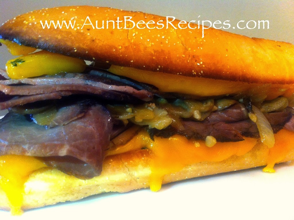 Garlic Roast Beef Sandwiches Aunt Bees Recipes 8809