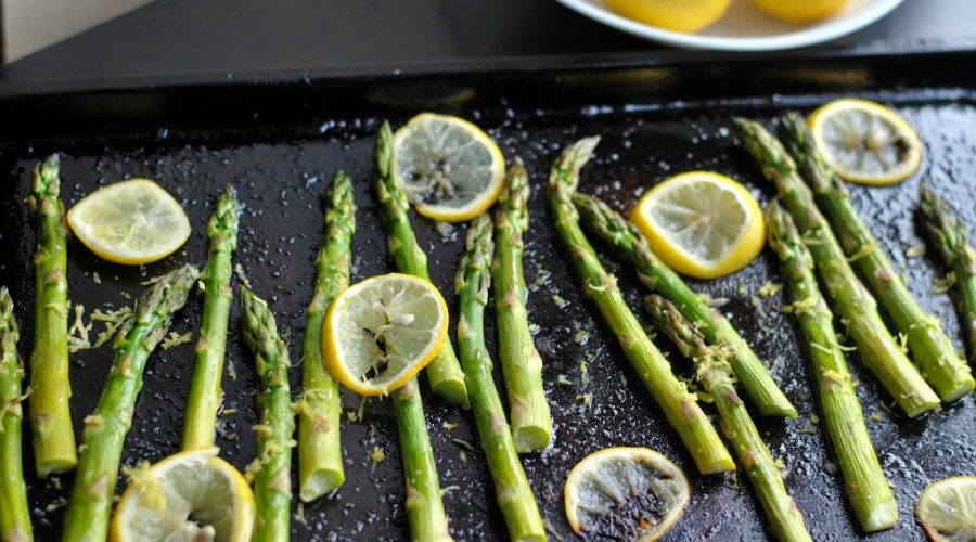 Roasted Asparagus with Lemon