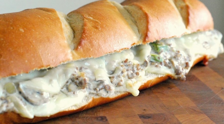 Creamy Italian Sausage & Provolone Baked Subs