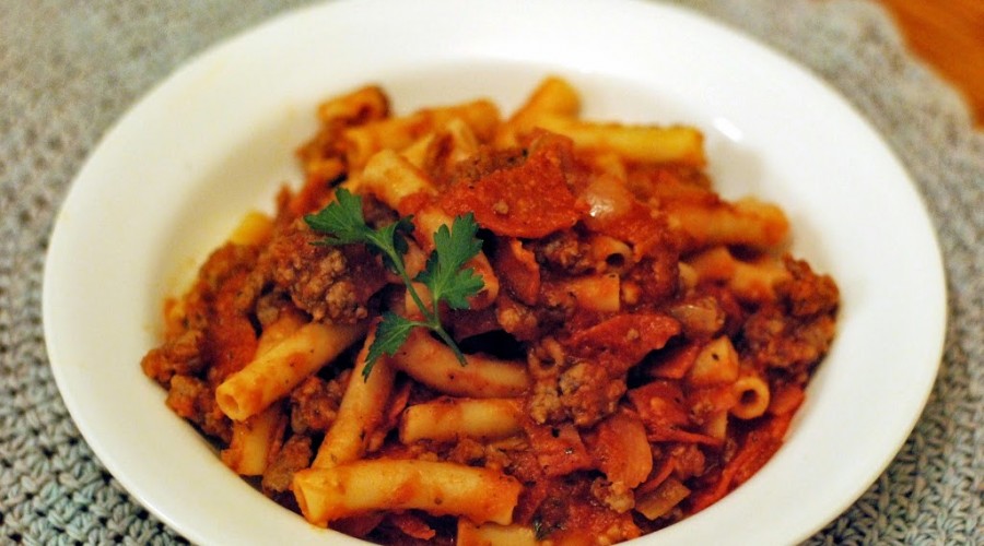 Easy Italian 3 Meat Penne Pasta