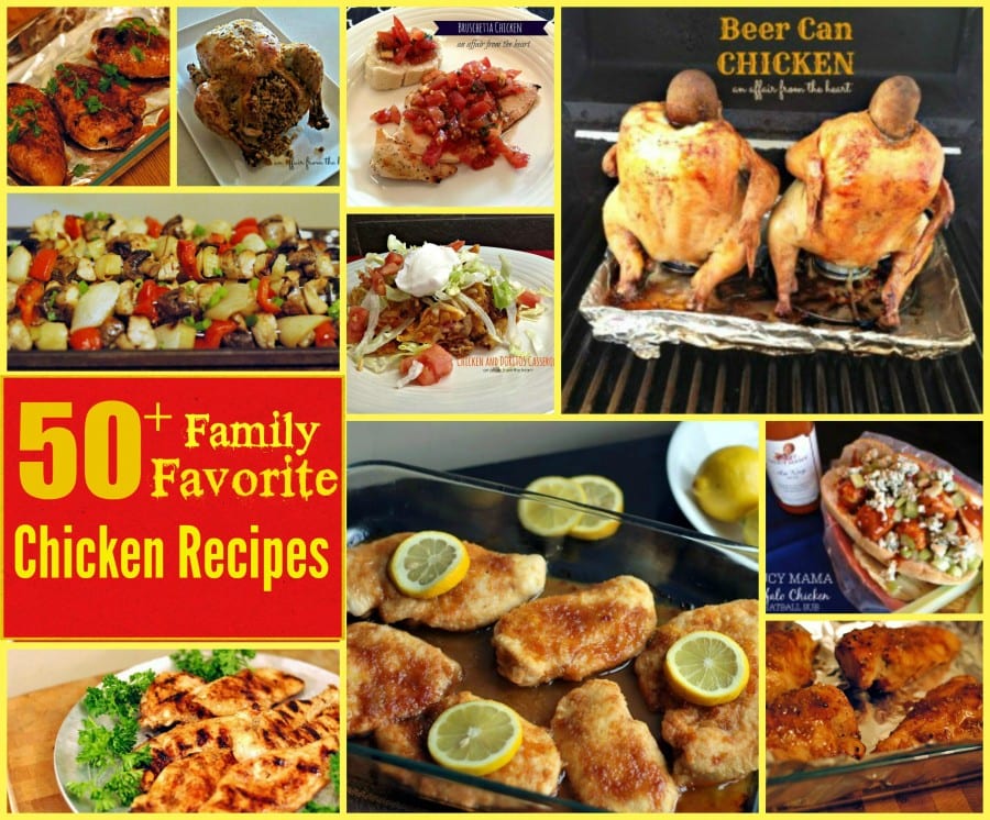 50+ Family Favorite Chicken Recipes – Aunt Bee's Recipes