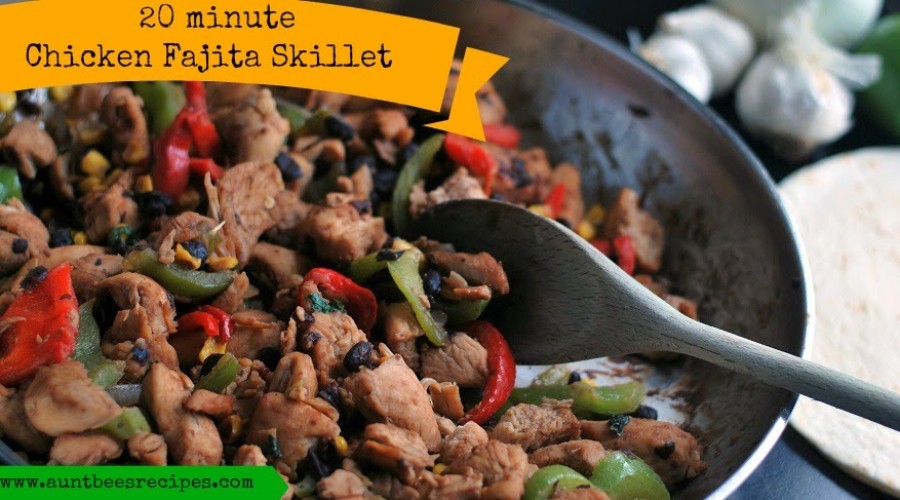 20 Minute Chicken Fajita Skillet