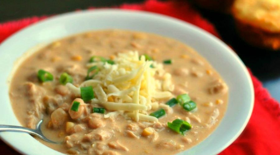 Slow Cooker White Chicken Chili