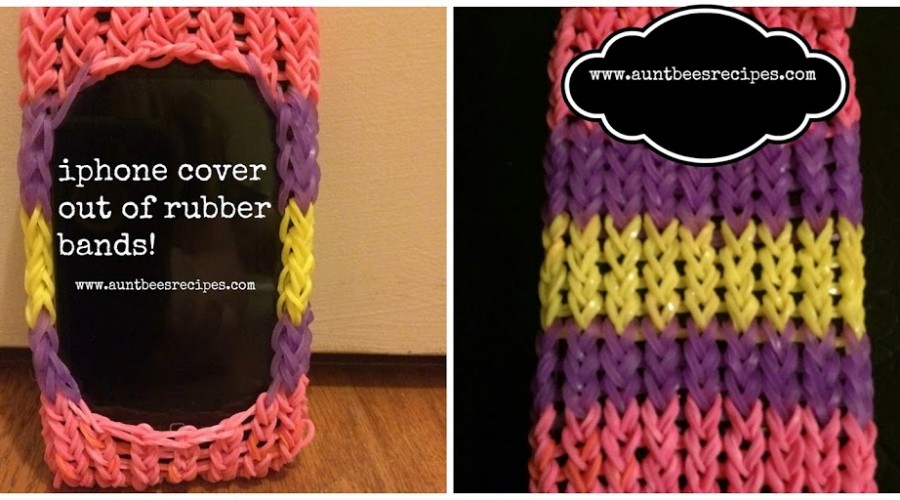 Phone Case Made Out of Rubber Bands!