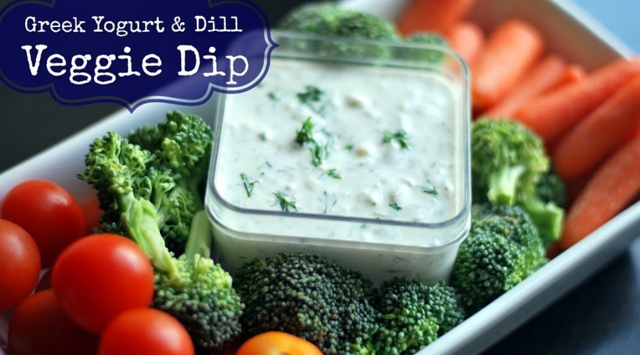 Greek Yogurt &  Dill Veggie Dip