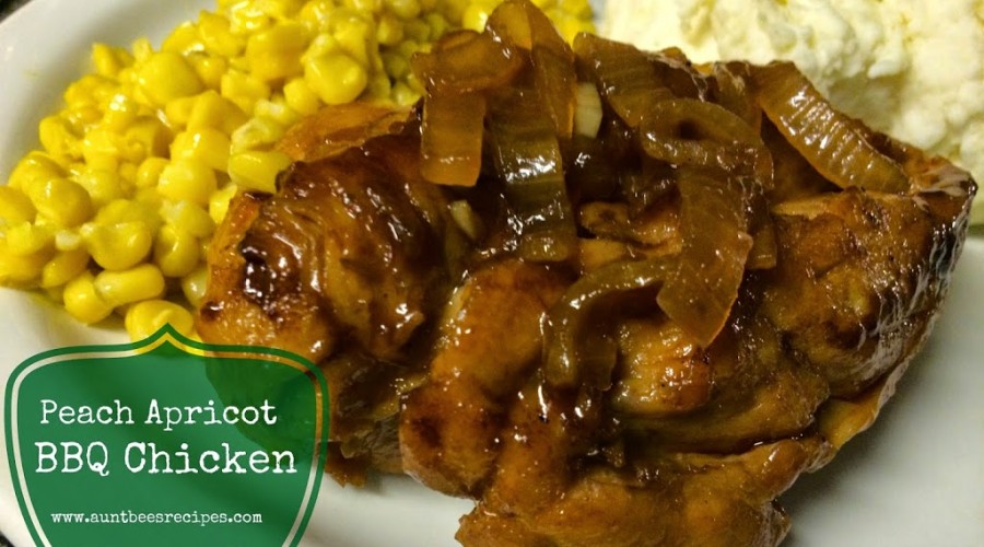 Peach Apricot BBQ Chicken