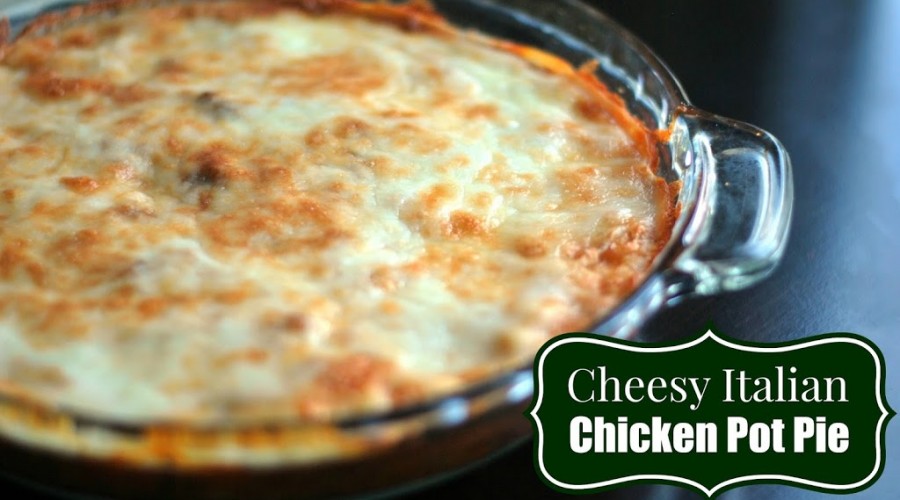 Cheesy Italian Chicken Pot Pie
