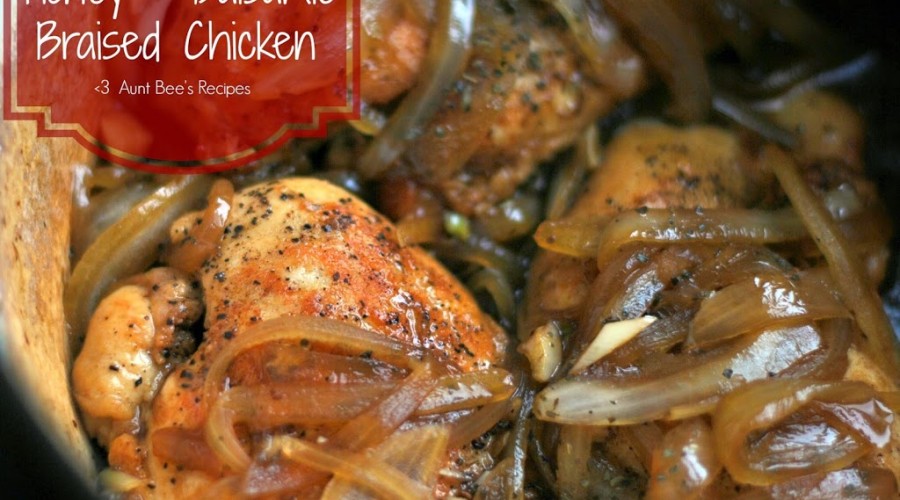 Honey & Balsamic Braised Chicken Breast