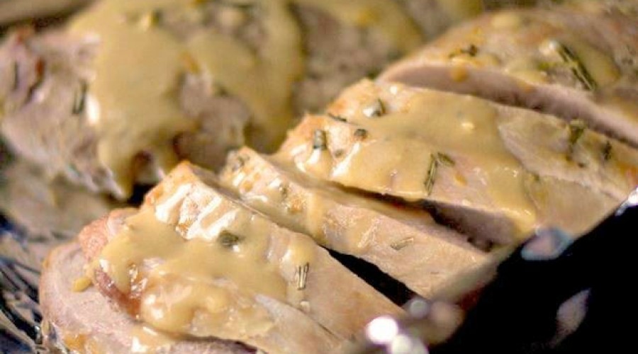 Honey Dijon & Beer Pork Tenderloin