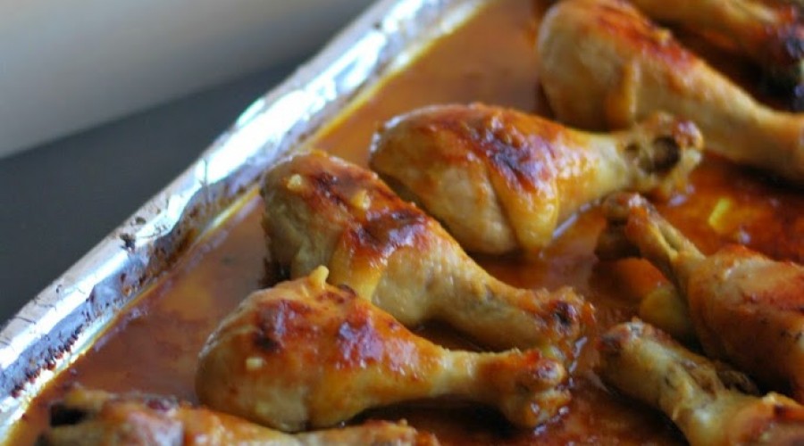 Honey Dijon Baked Chicken Legs