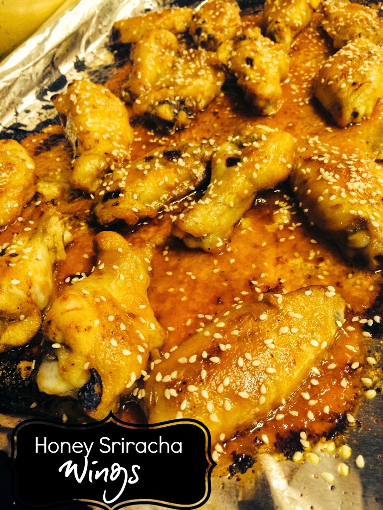 Baked Honey Sriracha Wings Aunt Bee S Recipes