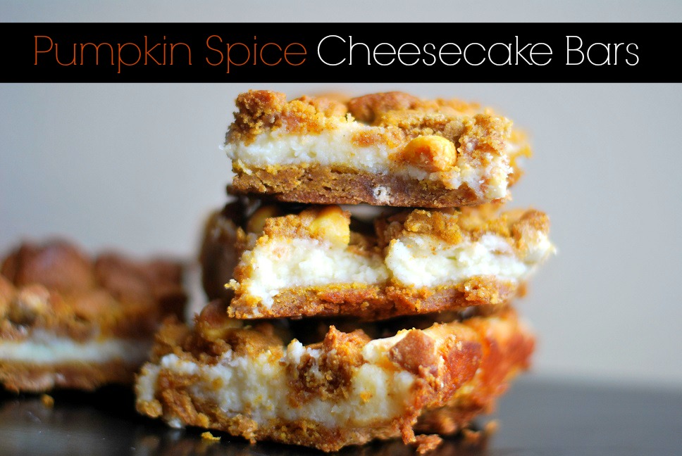 Pumpkin Spice Cheesecake Bars
