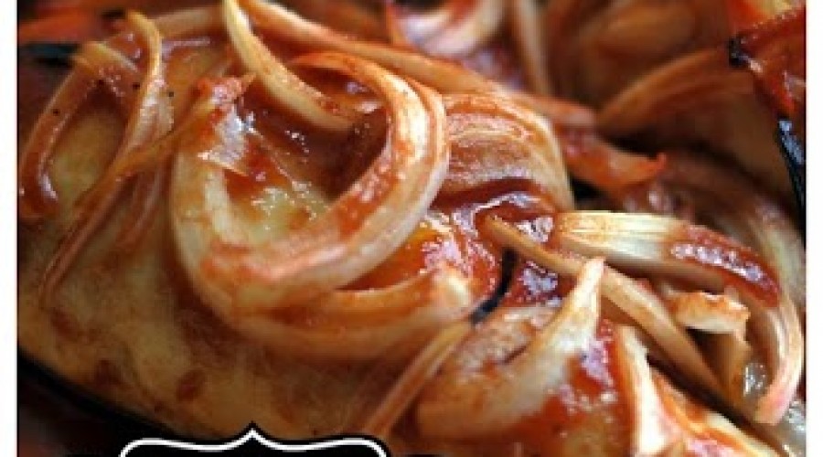 BBQ Chicken Topped Baked Potatoes