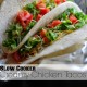 Slow Cooker Creamy Chicken Tacos