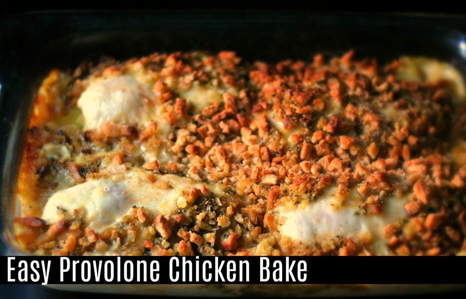 Easy Provolone Chicken Bake Aunt Bee S Recipes