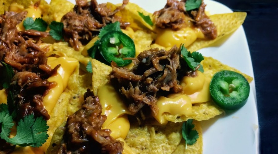 Pulled Pork BBQ Nachos
