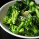 Steamed Broccoli Parmesan Toss