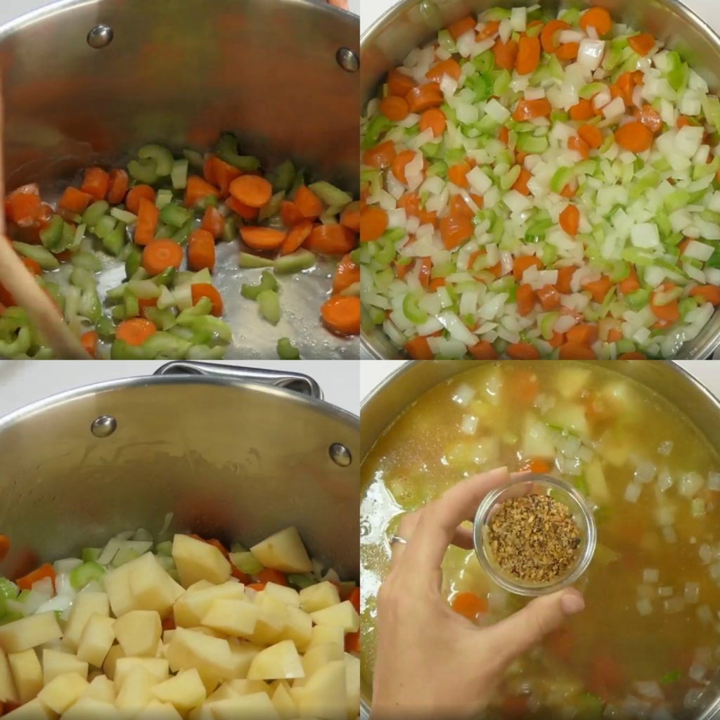Chicken Pot Pie Soup | Aunt Bee's Recipes 