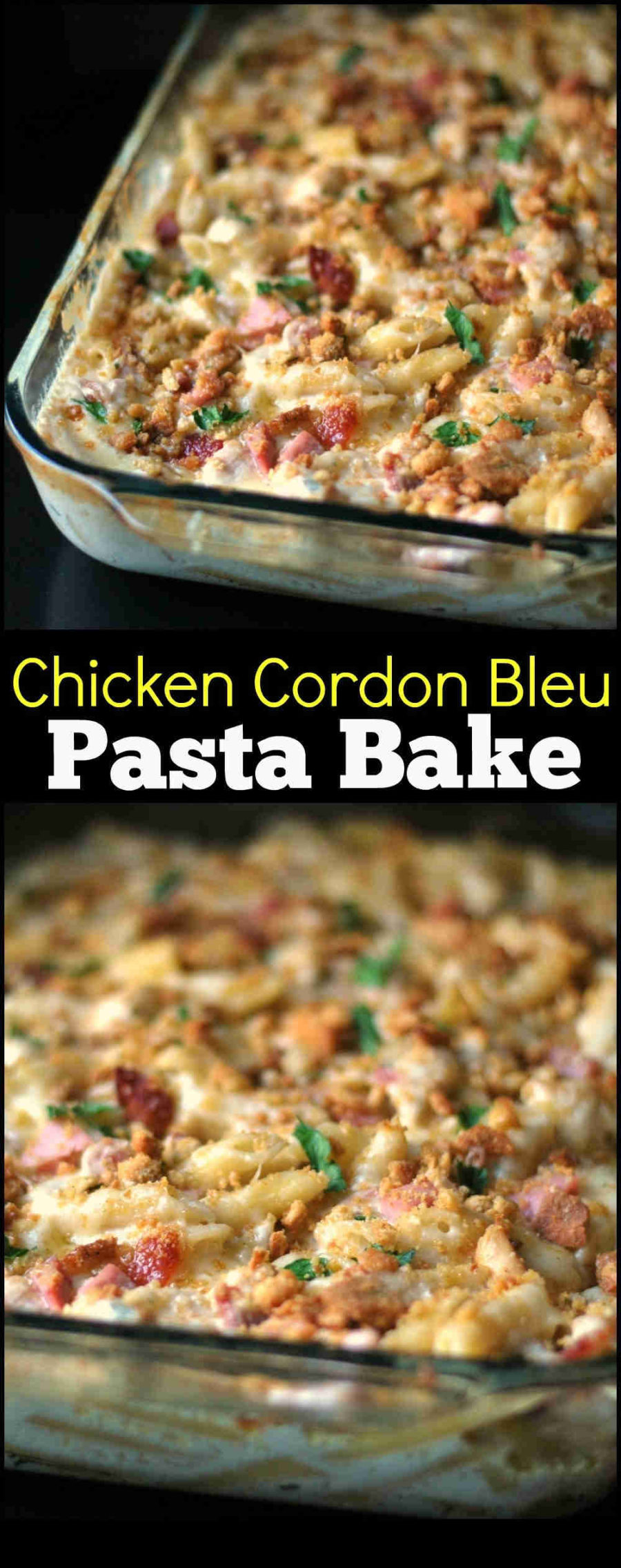 Chicken Cordon Bleu Pasta - Aunt Bee's Recipes