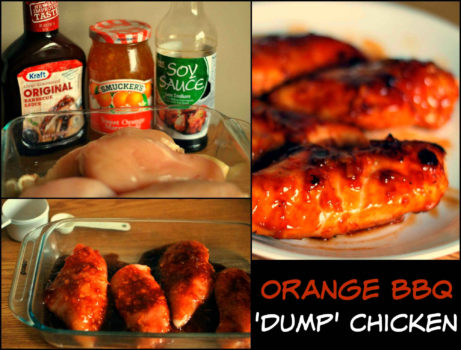 Orange BBQ Dump Chicken – Aunt Bee's Recipes