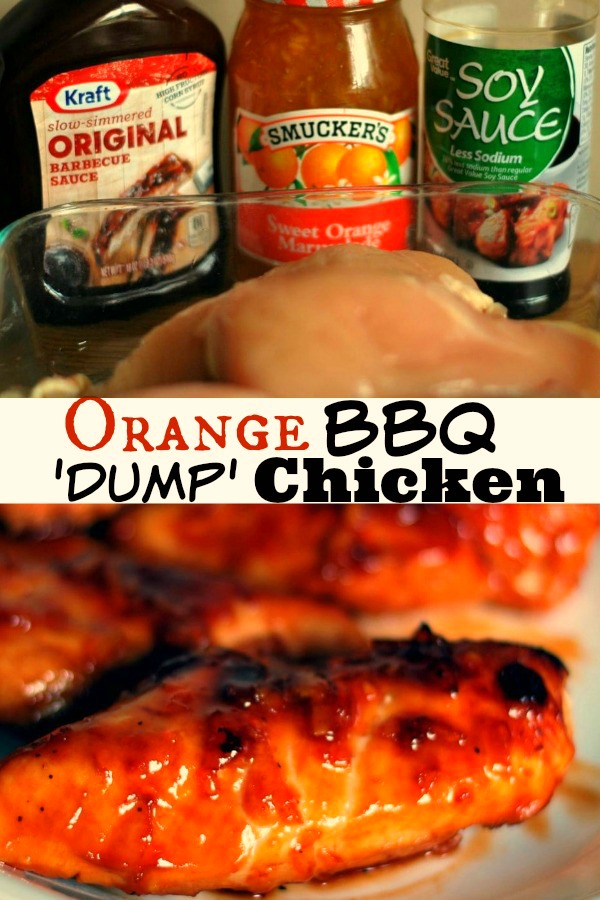 Orange BBQ Dump Chicken – Aunt Bee's Recipes