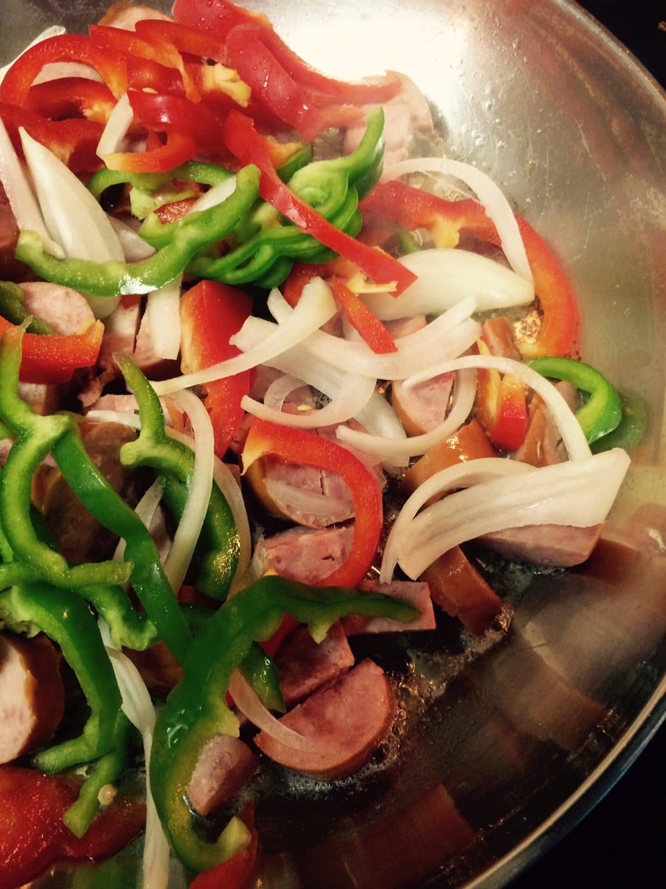 Skillet Sausage with Peppers & Onions – Aunt Bee's Recipes