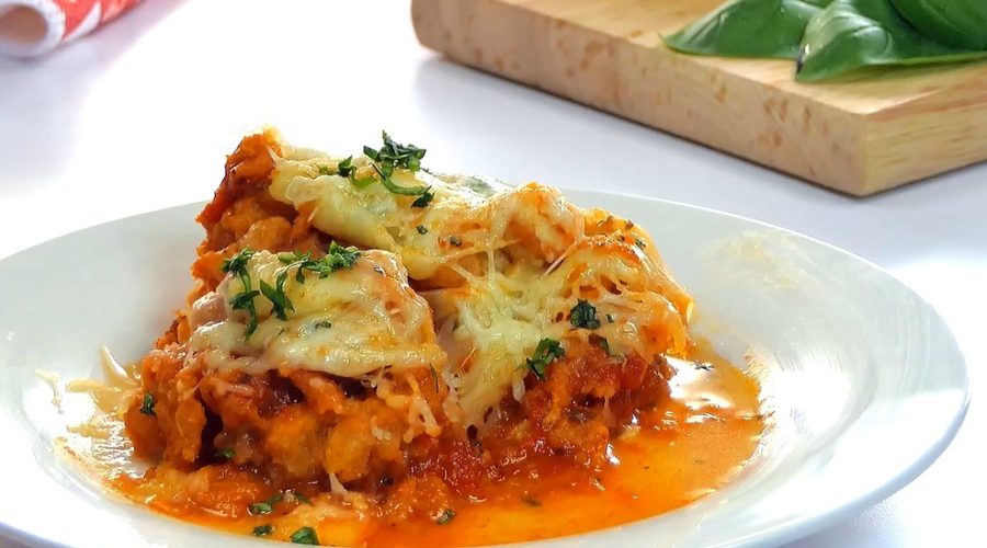 Easy Chicken Parmesan Casserole