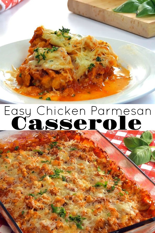 Easy Chicken Parmesan Casserole – Aunt Bee's Recipes