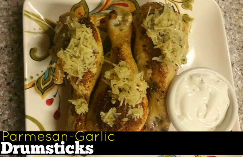 Parmesan-Garlic Drumsticks