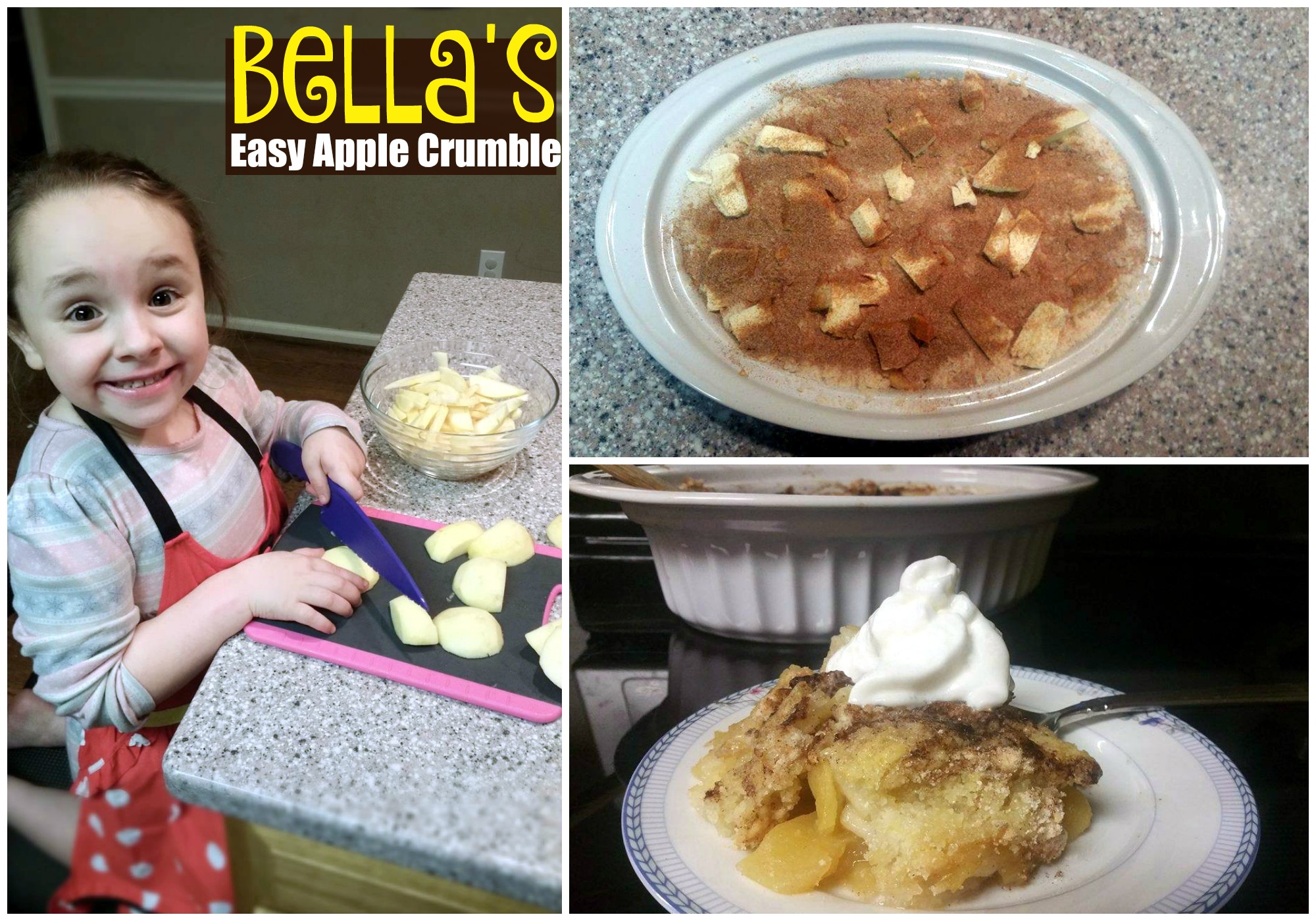 Bella’s Easy Apple Crumble