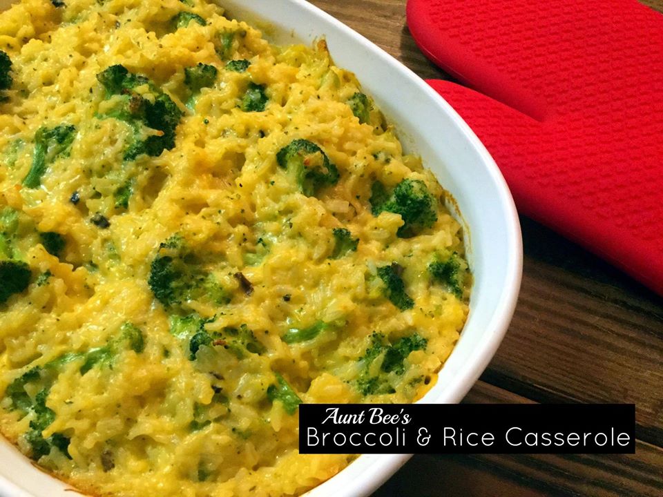 broccoli rice cheese whiz casserole