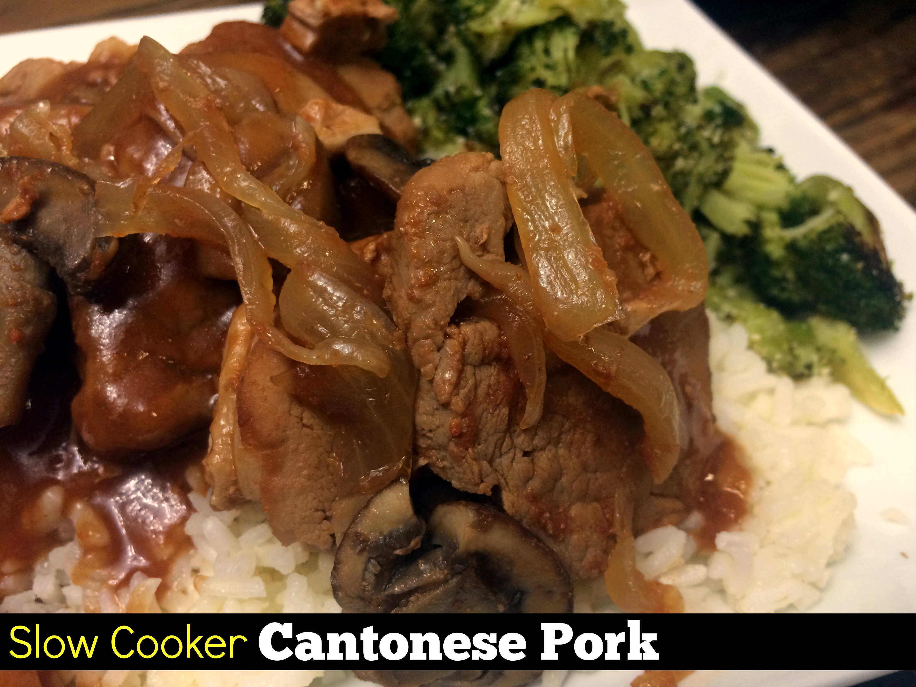 Slow Cooker Cantonese Pork