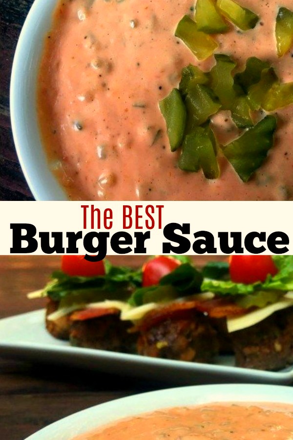 Secret Burger Sauce Recipe