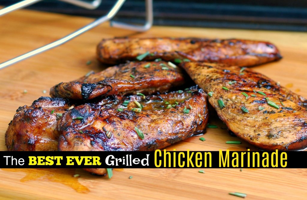 The BEST EVER Grilled Chicken Marinade makes the most tender and juicy grilled chicken!!! The only marinade you will EVER need! A little sweet, a little tangy, absolute perfection!