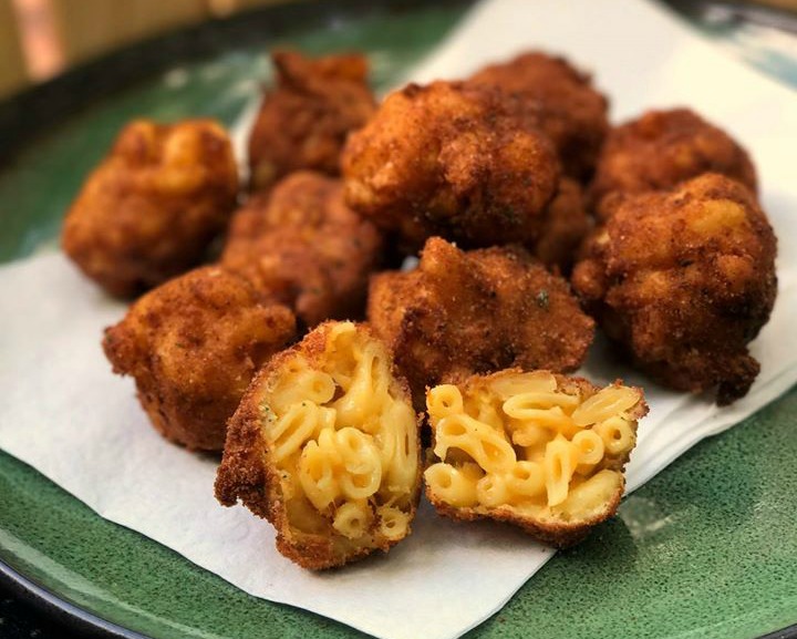 fried mac and cheese balls