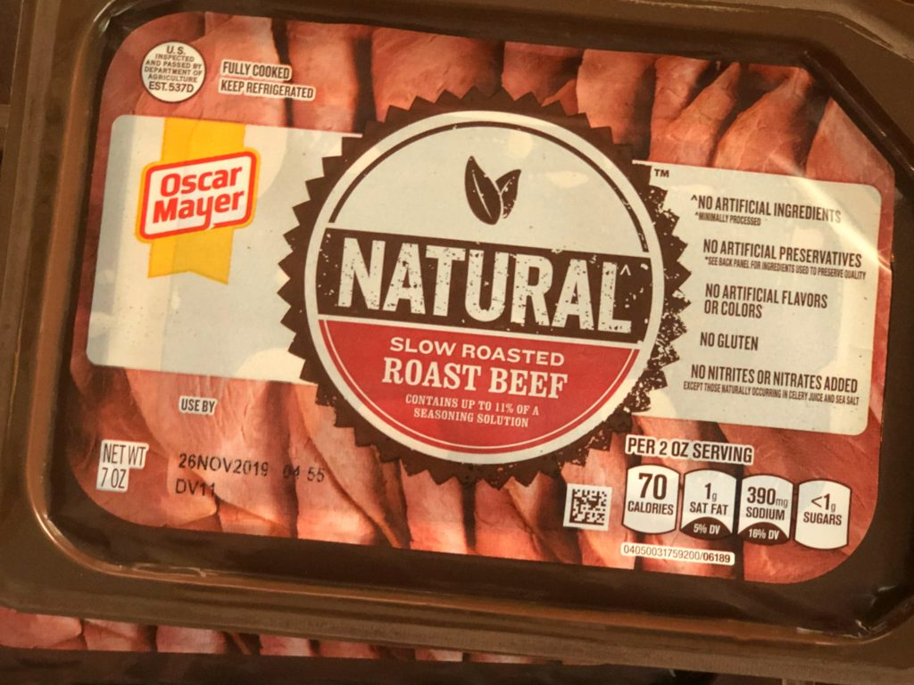 Oscar Mayer Naturals Roast Beef