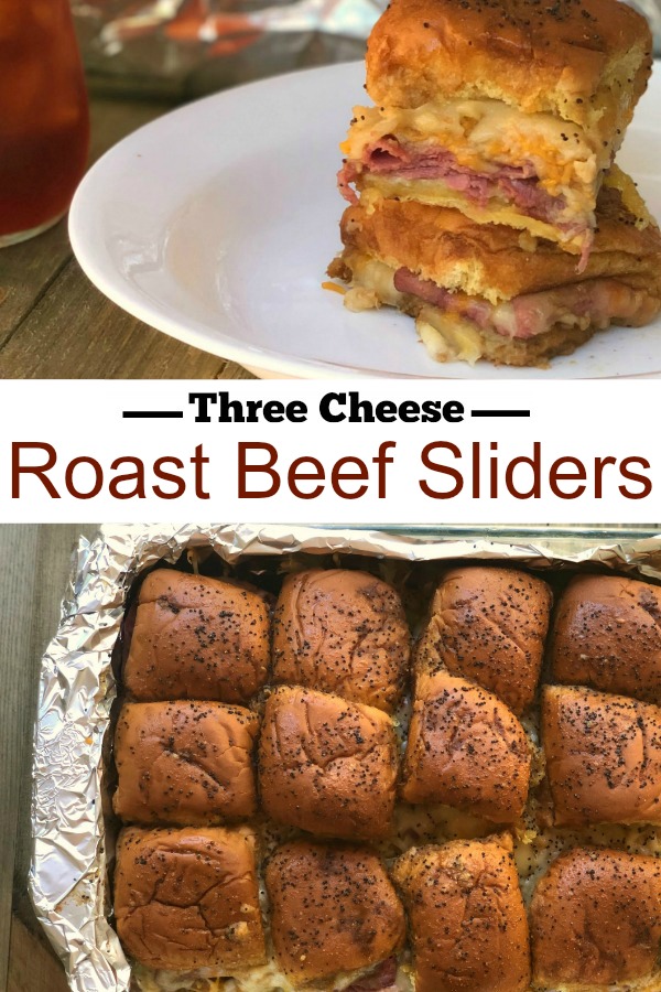 Three Cheese Roast Beef Sliders | Aunt Bee's Recipes