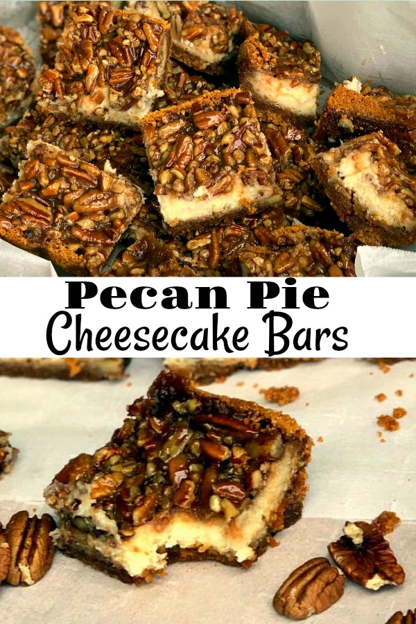 Pecan Pie Cheesecake Bars - Aunt Bee's Recipes